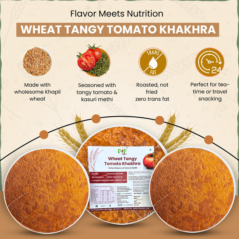 Wheat Tangy Tomato Khakhra | गहू टँगी टोमॅटो खाखरा