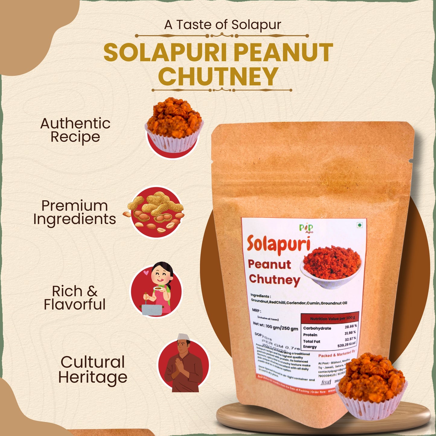 Solapuri Peanut Chutney | Mungfali/Shengdana Chutney | सोलापुरी शेंगदाणा चटणी