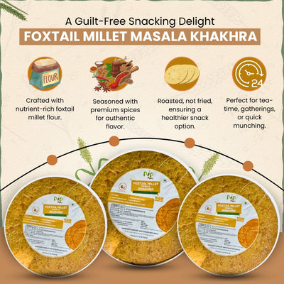 Foxtail Millet Masala Khakhra | राळा मसाला खाखरा