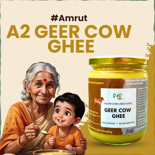 Desi Gir | Geer Cow Bilona A2 Ghee | गीर गाईचे तूप