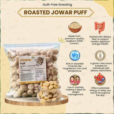 Roasted Jwari / Jowar Puff | ज्वारी पफ