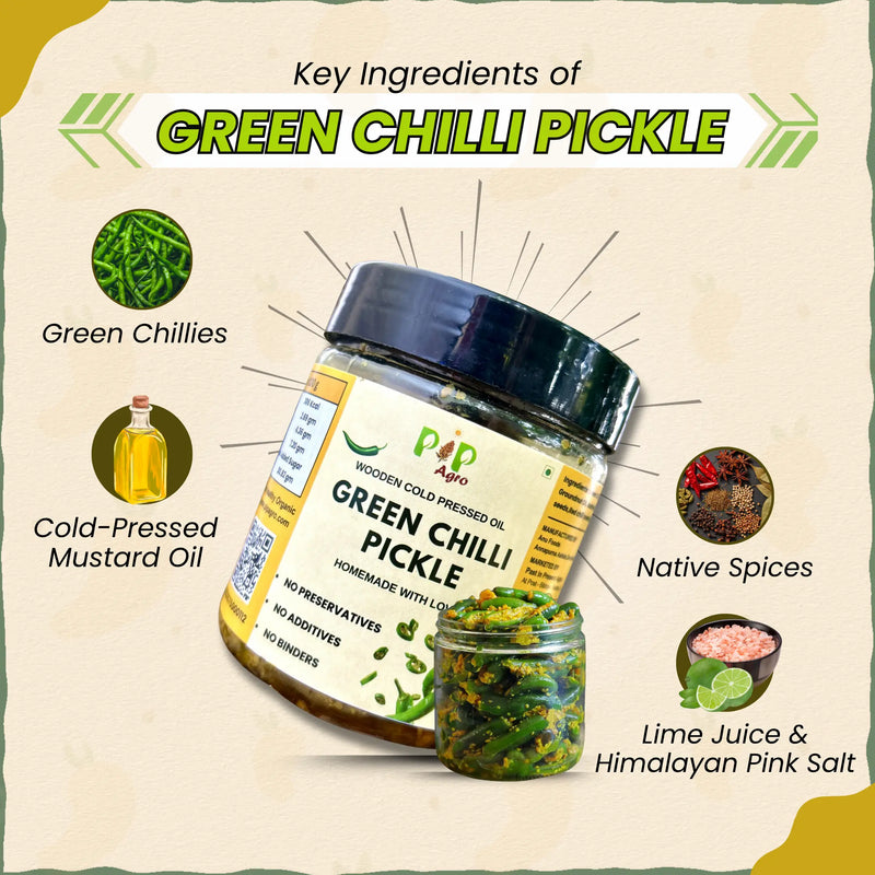 Green Chilli Pickle | हिरवी मिरची लोणचे