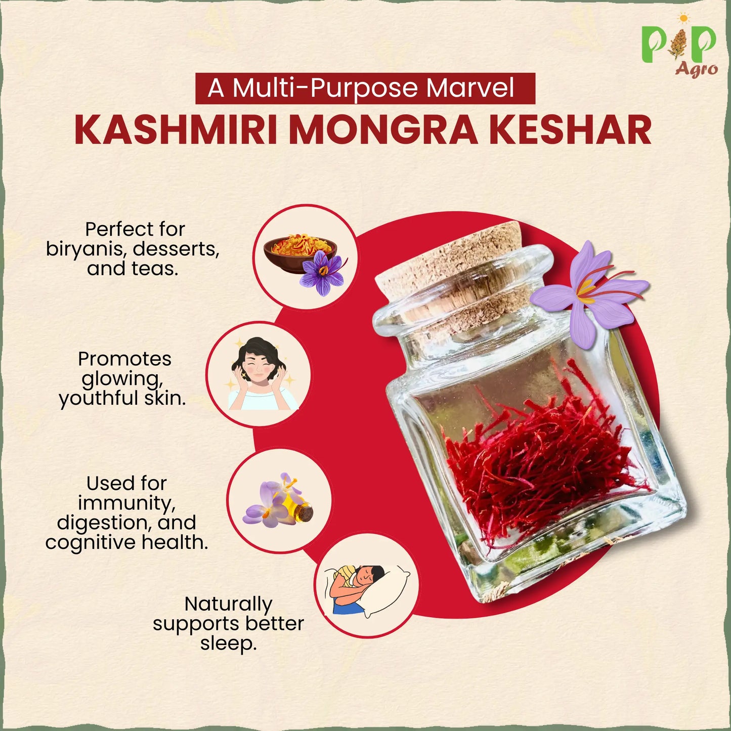 Kashmiri Mongra Saffron/Keshar | काश्मीर केसर