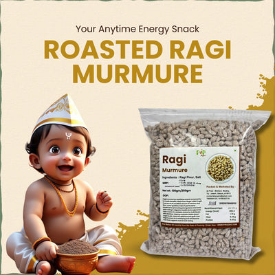 Roasted Ragi Murmure / KURMURA | नाचणी मुरमुरे