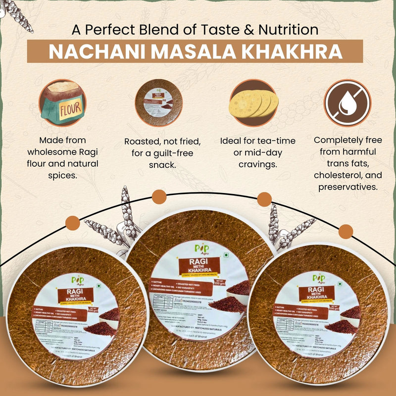 Ragi/Nachani Masala Khakhra | नाचणी मसाला खाखरा