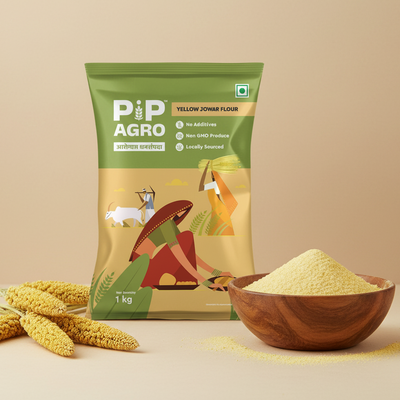 Yellow Jowar Flour | पिवळी ज्वारी पीठ