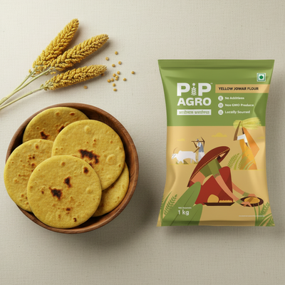 Yellow Jowar Flour | पिवळी ज्वारी पीठ