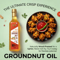 Groundnut Oil Wooden Cold Pressed | शेंगदाणे तेल