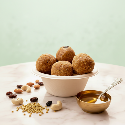 Methi DryFruit Jaggery-Ghee Ladoo / Laddu | मेथी लाडू