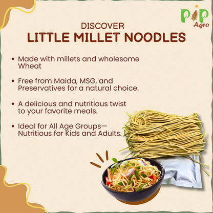 Little Millet Noodles 175 gm | No Preservative | लिट्ल नुडल्स