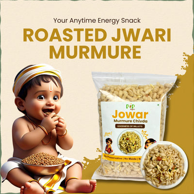 Roasted Jowar / Jwari Murmure / KURMURA| ज्वारी मुरमुरे