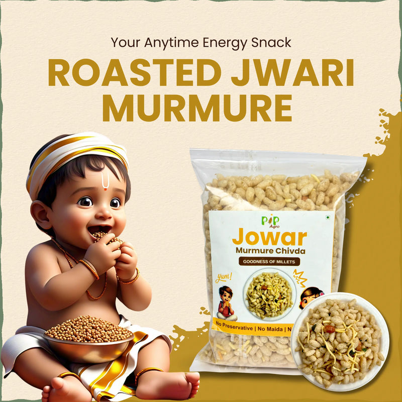 Roasted Jowar / Jwari Murmure / KURMURA| ज्वारी मुरमुरे