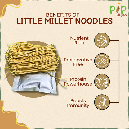 Little Millet Noodles 175 gm | No Preservative | लिट्ल नुडल्स