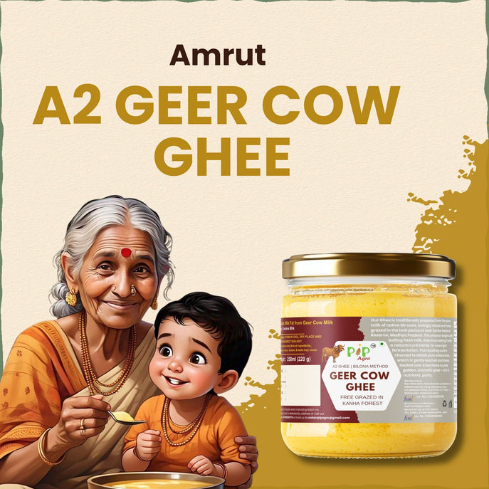 Desi Gir | Geer Cow Bilona A2 Ghee | गीर गाईचे तूप