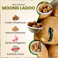 Whole Moong Jaggery-Ghee Ladoo / Laddu | मूग लाडू