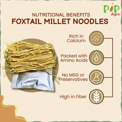 Foxtail Millet Noodles 175 gm | No Preservative | फॉक्सटेल मिलेट नूडल्स