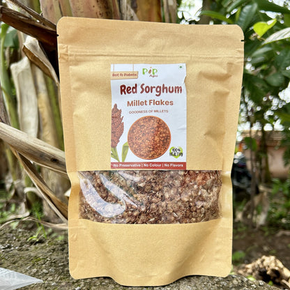 Red Jowar / Jwari Flakes / Poha 250g | रेड ज्वारी फ्लेक्स