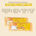 Dates Peanut Milet Crispy BAR 35g | मिलेट पिनट बार