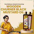 Black Mustard Wooden Cold Pressed Oil | काळी मोहरी तेल