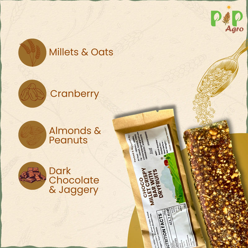 Millet Chocolate Bar 35g | मिलेट चॉकलेट बार