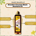 Black Mustard Wooden Cold Pressed Oil | काळी मोहरी तेल