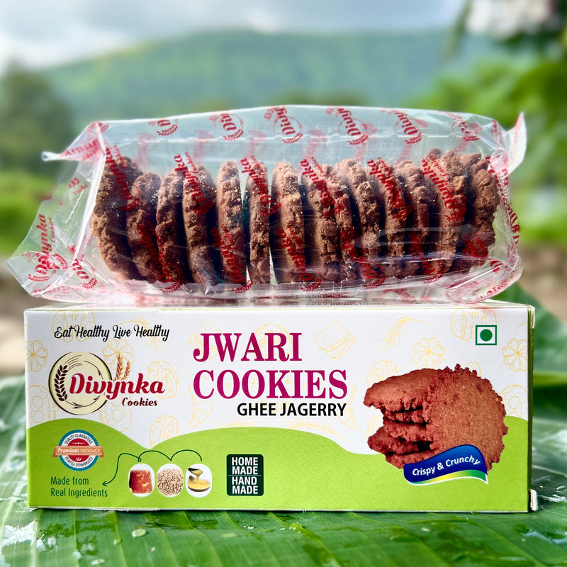 Jowar / Jwari Ghee-Jaggery cookies | ज्वारी कुकीज