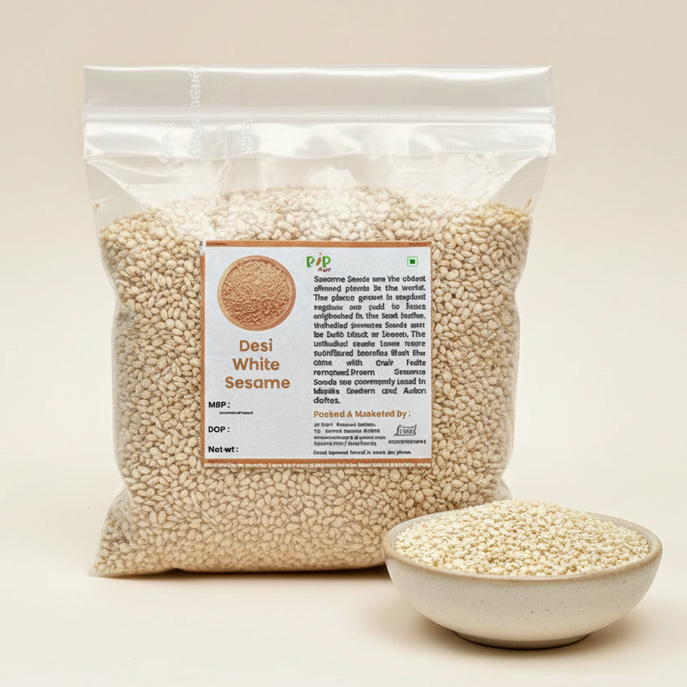 Desi White Sesame | पांढरे तीळ
