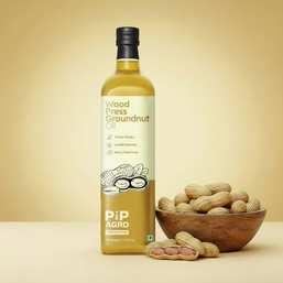 Groundnut Oil Wooden Cold Pressed | शेंगदाणे तेल