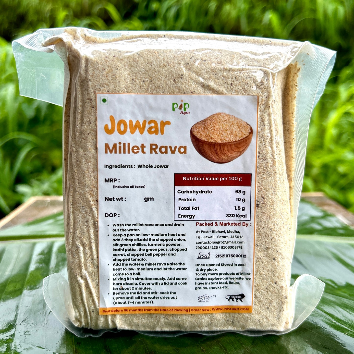 Jowar / Sorghum Millet Rava | ज्वारी रवा