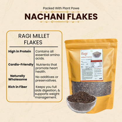Ragi / Nachani Flakes / Poha 250g | नाचणी पोहे