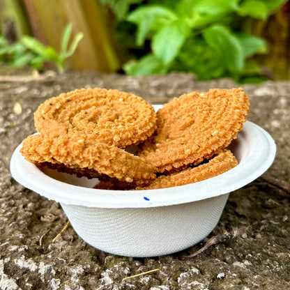 जगात भारी Classical Crispy Chakli |  Deep Fried in Wooden Pressed Groundnut Oil 250 gm | चकली