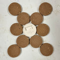 Havan Desi Cow Dung Gauri - 10 Pcs