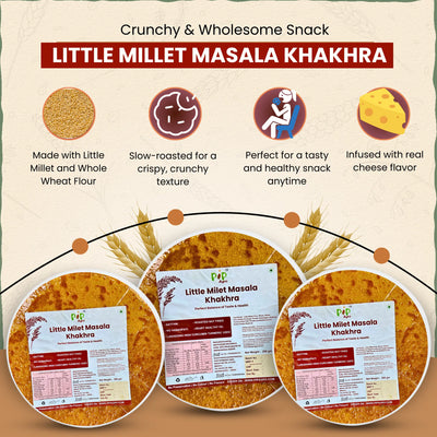 Little Millet Masala Khakhra | लिटल मिलेट मसाला खाखरा