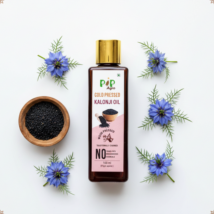 Kalonji Oil Wooden Pressed 50 ml | Protects Hair & Scalp | कलोंजी तेल