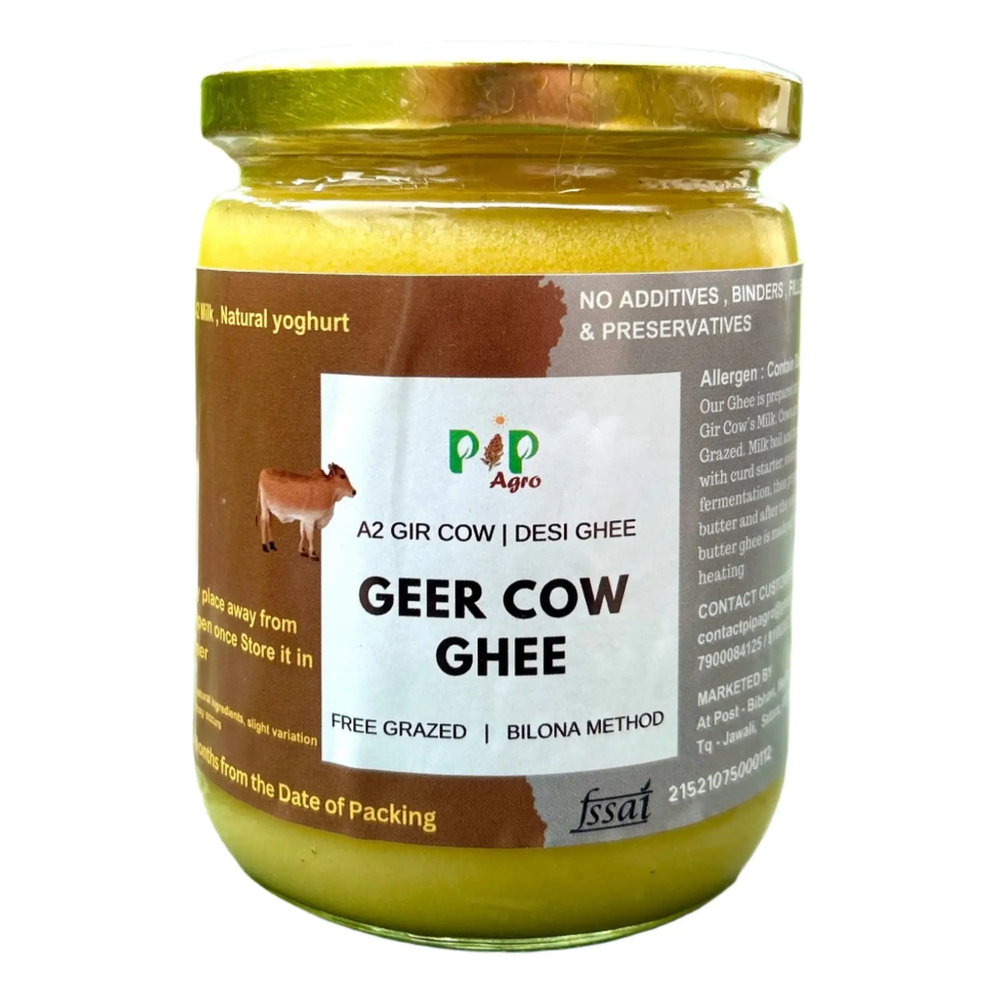 Desi Gir | Geer Cow Bilona A2 Ghee | गीर गाईचे तूप