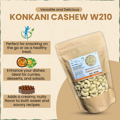 Konkani Cashew |BIG-W210 | काजू 210