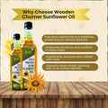 Sunflower Oil Wooden Cold Pressed | सूर्यफूल तेल