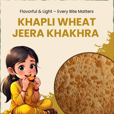 Khapli Wheat Jeera Khakhra | खपली गहू जिरा खाखरा
