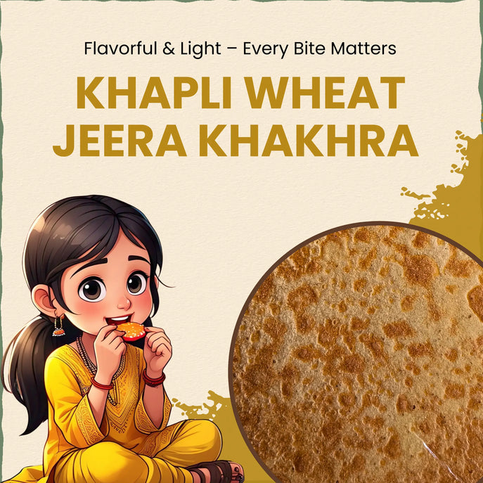Khapli Wheat Jeera Khakhra | खपली गहू जिरा खाखरा