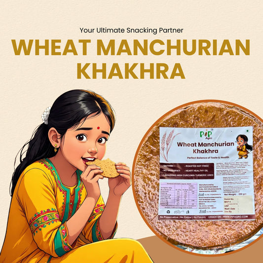 Wheat Manchurian Khakhra 200g | NO Palm Oil | गहू मंचुरियन खाखरा