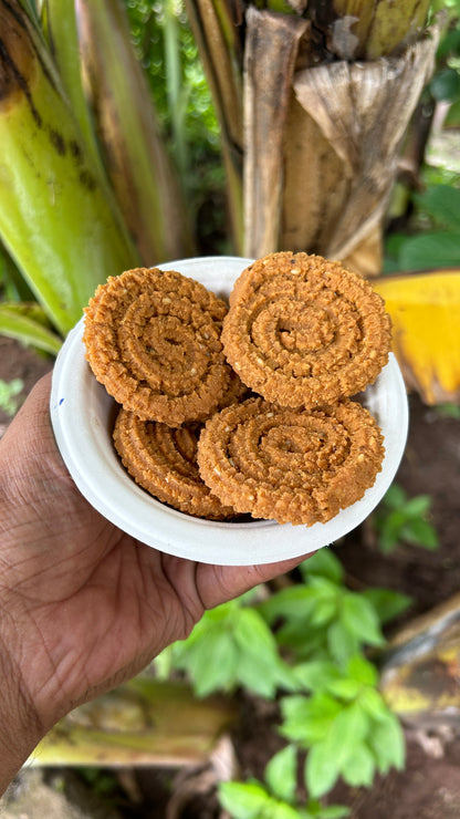 जगात भारी Classical Crispy Chakli |  Deep Fried in Wooden Pressed Groundnut Oil 250 gm | चकली