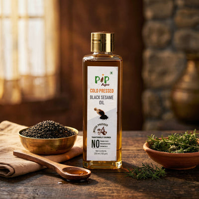 Black Sesame Oil Wooden Cold Pressed | काळे तीळ तेल