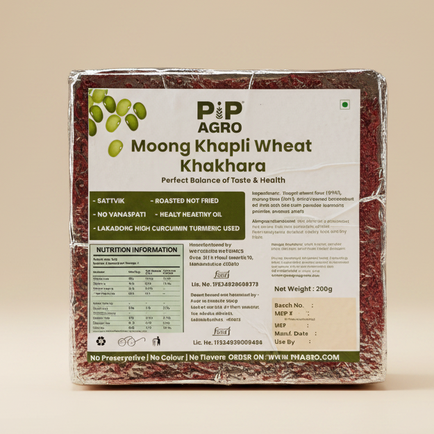 Moong Khapli Wheat Khakhra | मुग खाखरा