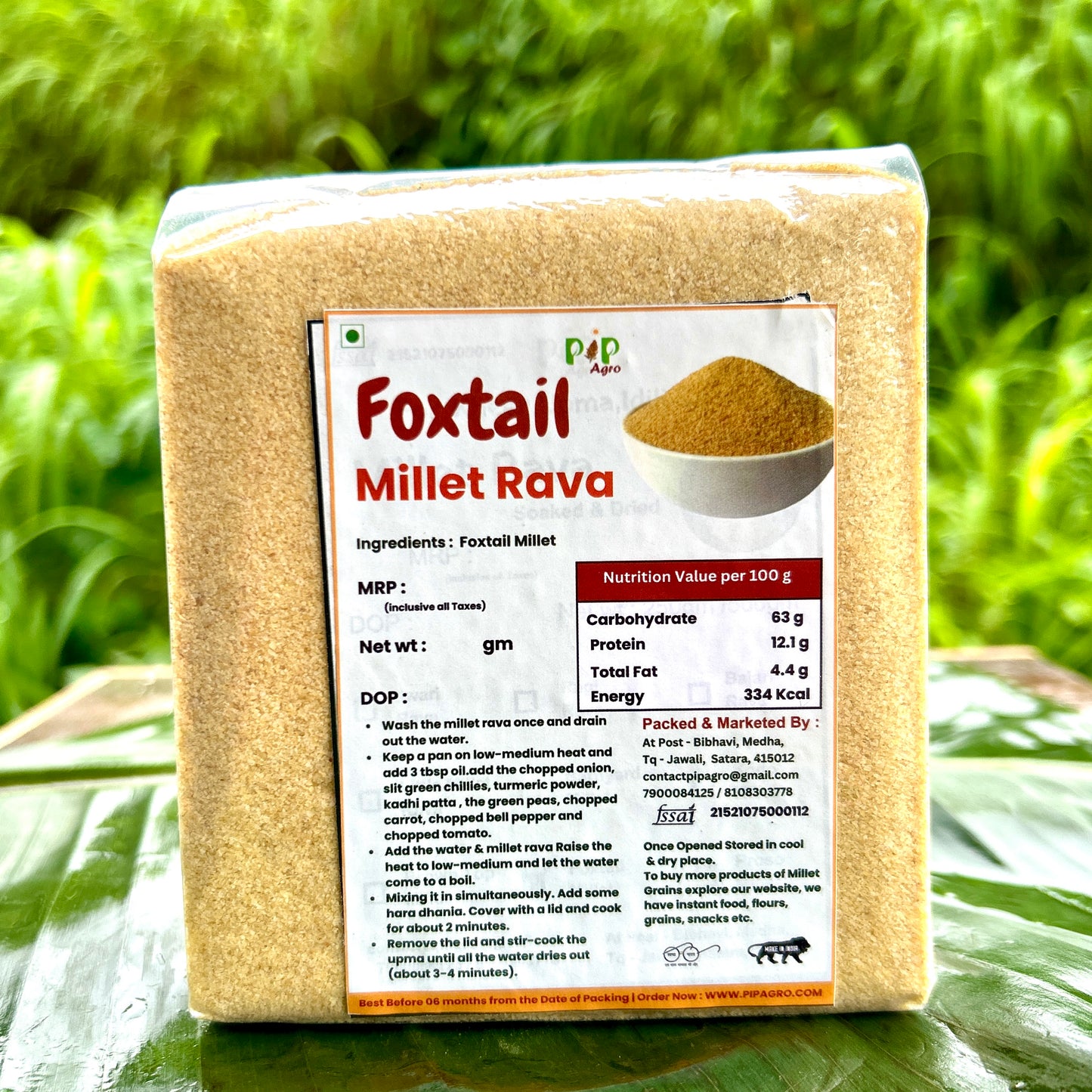 Foxtail Millet Rava | फॉक्सटेल रवा