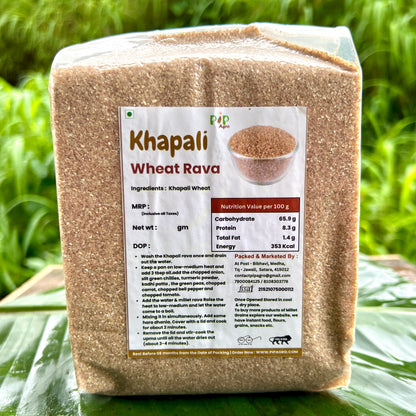 Khapli Wheat Rava 500 gm | खपली गहू रवा