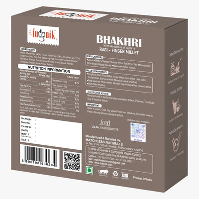 Roasted Ragi BHAKHRI Crisps 200g | भाजलेली नाचणी भाकरी