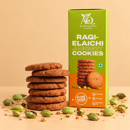 Ragi Elaichi Cookies | नाचणी वेलची कुकीज