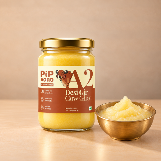 10% OFF - Desi Gir 1L | Geer Cow Bilona A2 Ghee | गीर गाईचे तूप