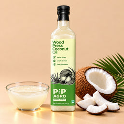 Coconut Oil Wooden Cold Pressed | नारळ तेल