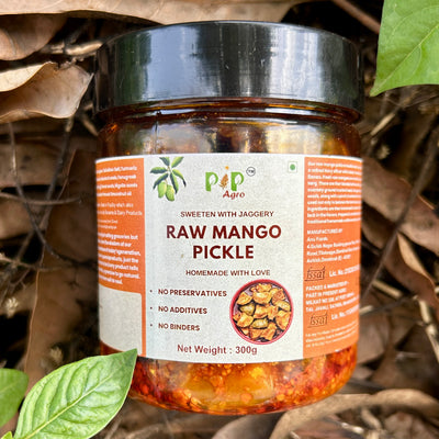 Raw Mango Chilli Crushed Pickle | कैरी मिरची लोणचे